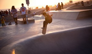 Skater-Boy am Venice-Beach