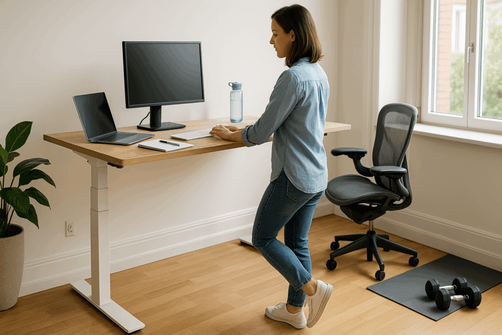 Beim Arbeiten im Homeoffice fit bleiben