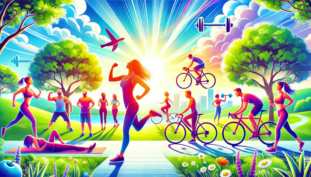 Bewegung fördert die Gesundheit