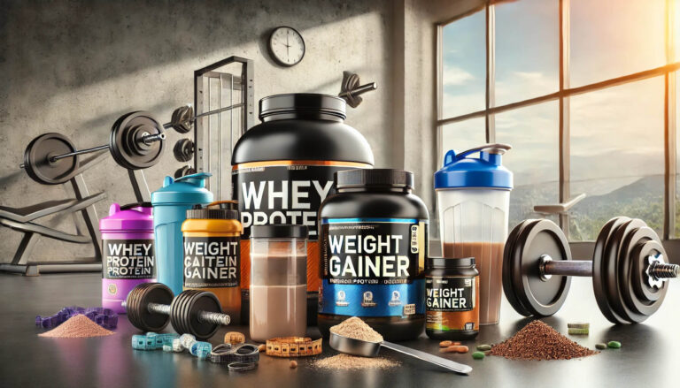 Whey Protein und Weight Gainer
