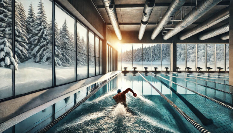 Wintertraining: abnehmen durch Schwimmen